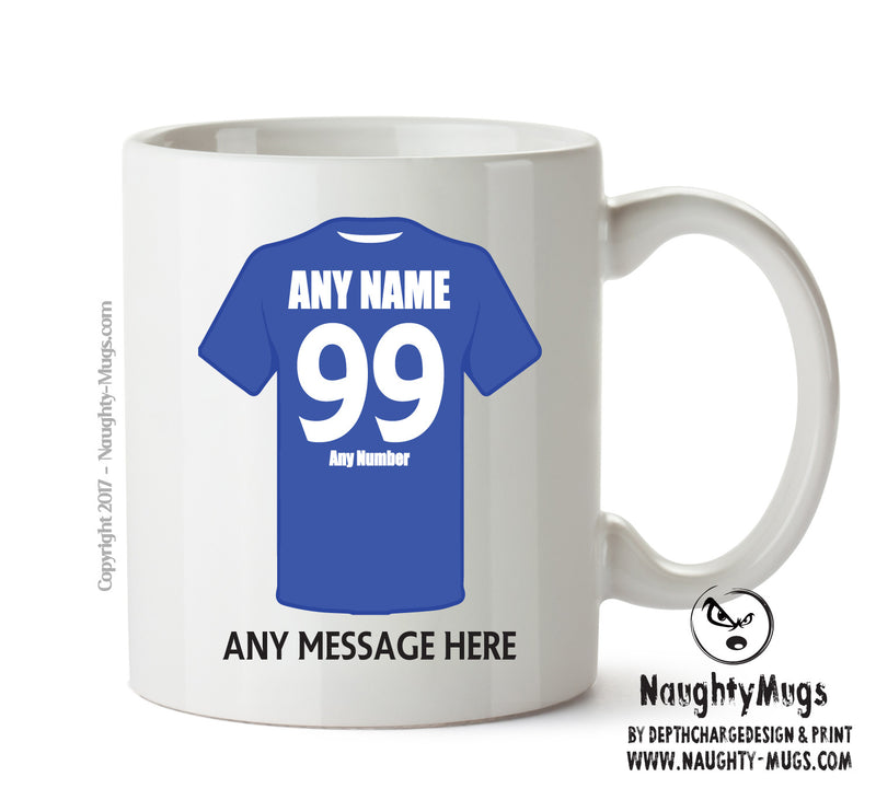 Queen Of The South Football Team Mug Personalised Birthday Age And Name