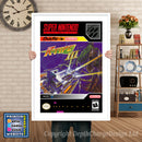 Rtype III Super Nintendo GAME INSPIRED THEME Retro Gaming Poster A4 A3 A2 Or A1