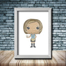 Personalised Rachel (1) Word Art Poster Print - Inspired By Pop Figures