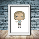 Personalised Rachel (1) Word Art Poster Print - Inspired By Pop Figures