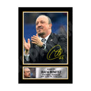 RAFA BENITEZ 2 Limited Edition Football Player Signed Print - Football