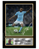 RAHEEM STERLING 1 Limited Edition Football Player Signed Print - Football