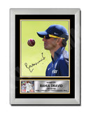 RAHUL DRAVID Limited Edition Cricketer Signed Print - Cricket Player