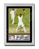 RAHUL DRAVID 2 Limited Edition Cricketer Signed Print - Cricket Player