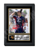 RAIMOND VAN DER GOUW 2 Limited Edition Football Player Signed Print - Football