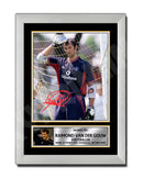 RAIMOND VAN DER GOUW 2 Limited Edition Football Player Signed Print - Football