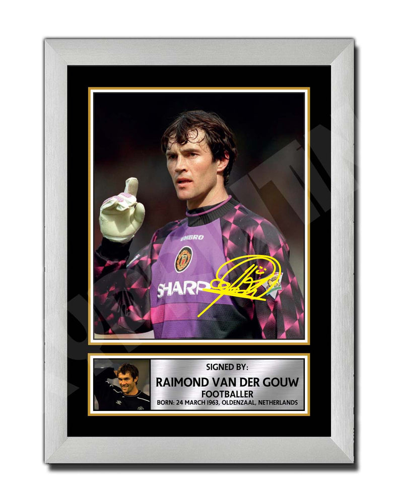 RAIMOND VAN DER GOUW (1) Limited Edition Football Player Signed Print - Football