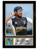 RAVI BOPARA 2 Limited Edition Cricketer Signed Print - Cricket Player