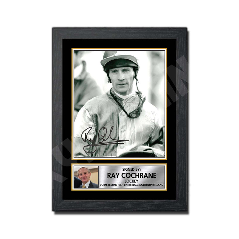 RAY COCHRANE Limited Edition Horse Racer Signed Print - Horse Racing