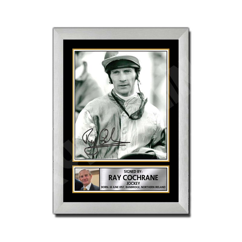RAY COCHRANE Limited Edition Horse Racer Signed Print - Horse Racing