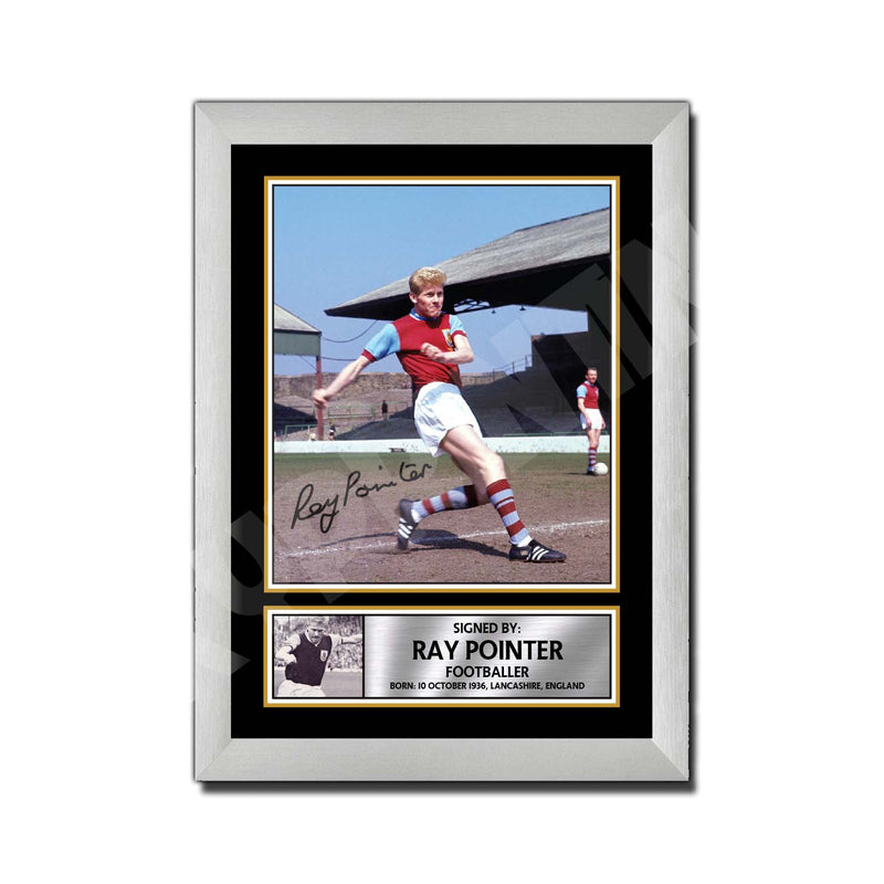 RAY POINTER Limited Edition Football Player Signed Print - Football