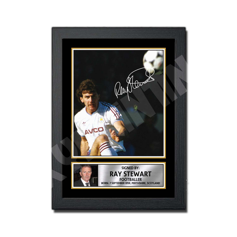 RAY STEWART (1) Limited Edition Football Player Signed Print - Football