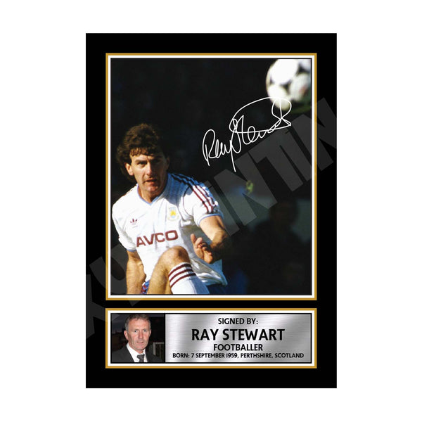 RAY STEWART (1) Football Player Printed Signature Print