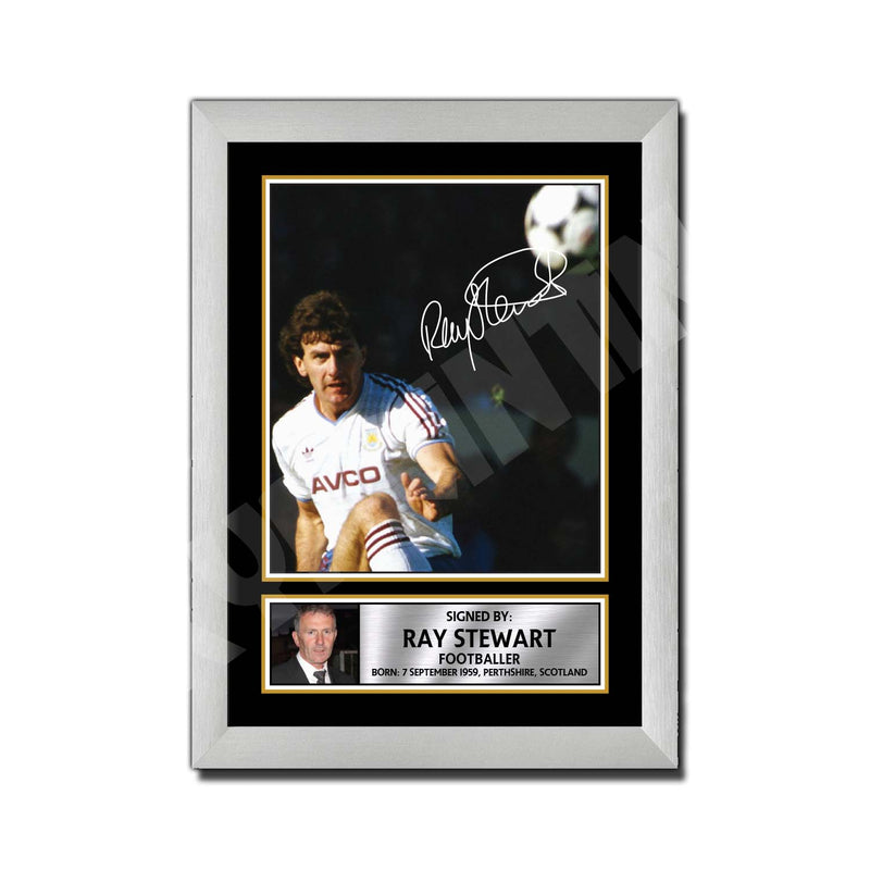 RAY STEWART (1) Limited Edition Football Player Signed Print - Football