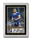 RAY WILKINS 2 Limited Edition Football Player Signed Print - Football
