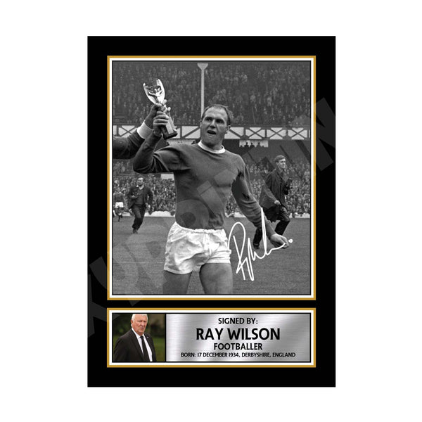 RAY WILSON Football Player Printed Signature Print