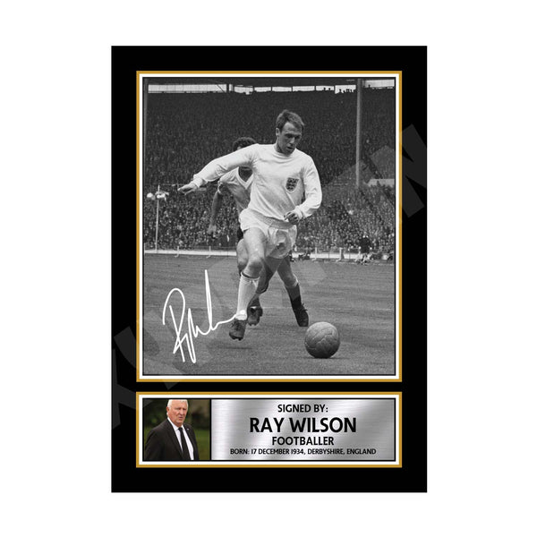 RAY WILSON 2 Football Player Printed Signature Print