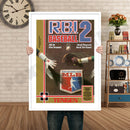 RBI BASEBALL2 Retro GAME INSPIRED THEME Nintendo NES Gaming A4 A3 A2 Or A1 Poster Art 694