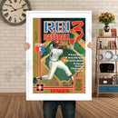 RBI BASEBALL 3 Retro GAME INSPIRED THEME Nintendo NES Gaming A4 A3 A2 Or A1 Poster Art 692