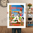 RBI BASEBALL Retro GAME INSPIRED THEME Nintendo NES Gaming A4 A3 A2 Or A1 Poster Art 693