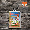 RBI BASEBALL 3 Retro NES Game Cover Art Gaming Keyring
