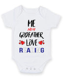Me and My Godfather Love READING Personalised FOOTBALL TEAM Baby Grow
