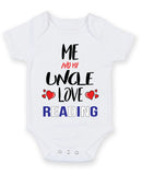 Me and My Uncle Love READING Personalised FOOTBALL TEAM Baby Grow