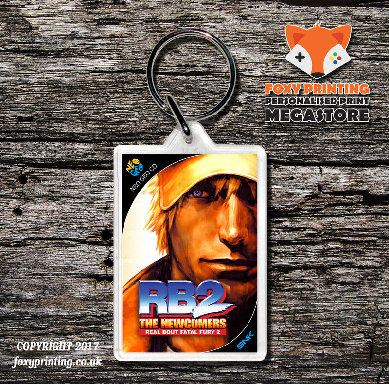 REAL BOUT FATAL FURY 2 NEO GEO CD Game Inspired Retro Gaming Keyring