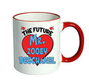 RED MUG - The Future Mr. Zooey Deschanel Mug - Celebrity Mug