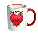 RED MUG - The Future Mrs BRAD PITT mug - Celebrity Mug