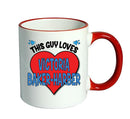 RED MUG - This Guy loves VICTORIA BAKER-HARBER Mug - Celebrity Mug