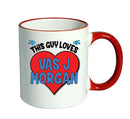 RED MUG - This Guy loves Vas J Morgan Mug - Celebrity Mug