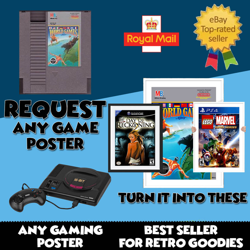 REQUEST ANY GAME POSTER