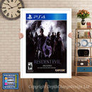 RESIDENT EVIL 6 PS4 GAME INSPIRED THEME PS4 GAME INSPIRED THEME Retro Gaming Poster A4 A3 A2 Or A1