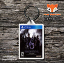 RESIDENT EVIL 6 PS4 Game Inspired Retro Gaming Keyring