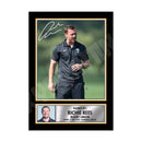 RICHIE REES 1 Limited Edition Rugby Player Signed Print - Rugby