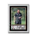 RICHIE REES 1 Limited Edition Rugby Player Signed Print - Rugby