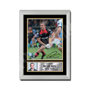 RICHIE REES 2 Limited Edition Rugby Player Signed Print - Rugby