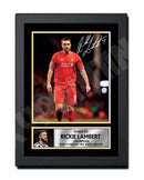 RICKIE LAMBERT 1 Limited Edition Football Player Signed Print - Football