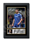 RICKIE LAMBERT 2 Limited Edition Football Player Signed Print - Football