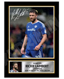 RICKIE LAMBERT 2 Limited Edition Football Player Signed Print - Football