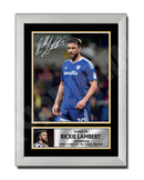 RICKIE LAMBERT 2 Limited Edition Football Player Signed Print - Football