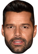 RICKY MARTIN JB - Music Star Fancy Dress Cardboard Celebrity Party Face Mask