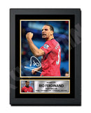 RIO FERDINAND (1) Limited Edition Football Player Signed Print - Football