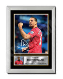 RIO FERDINAND (1) Limited Edition Football Player Signed Print - Football