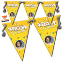 RM100 Single Welcome Home Bunting B Personalised Custom Bunting Premium Party Decorations  (Standard Bunting (14.8cm X 21cm))