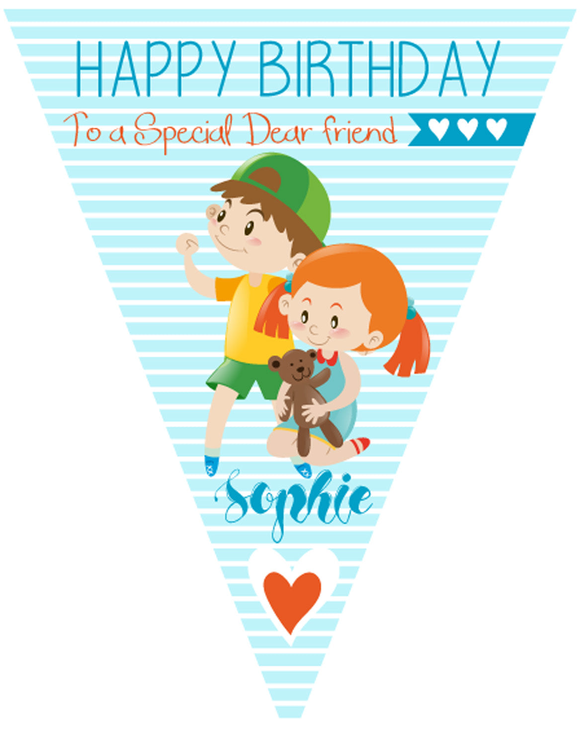 RM124 Special Birthday Bunting C Personalised Custom Bunting Premium Party Decorations  (Standard Bunting (14.8cm X 21cm)) – RM124 Special Birthday Bunting C Personalised Custom Bunting
