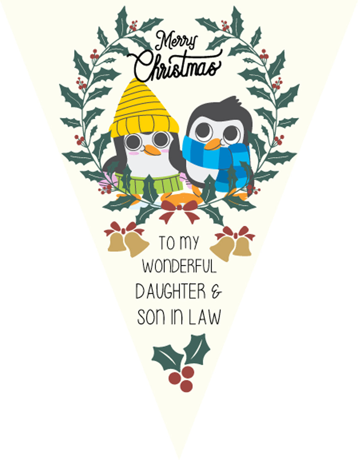 RM126 Christmas Family Member Bunting B Personalised Custom Bunting Premium Party Decorations  (Standard Bunting (14.8cm X 21cm)) – RM126 Christmas Family Member Bunting B Personalised Custom Bunting