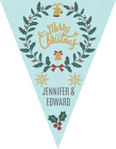 RM131 Christmas Family Member Bunting G Personalised Custom Bunting Premium Party Decorations  (Standard Bunting (14.8cm X 21cm))