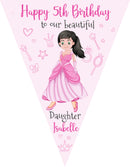 RM172 Fairy Birthday Bunting H Personalised Custom Bunting Premium Party Decorations  (Standard Bunting (14.8cm X 21cm))